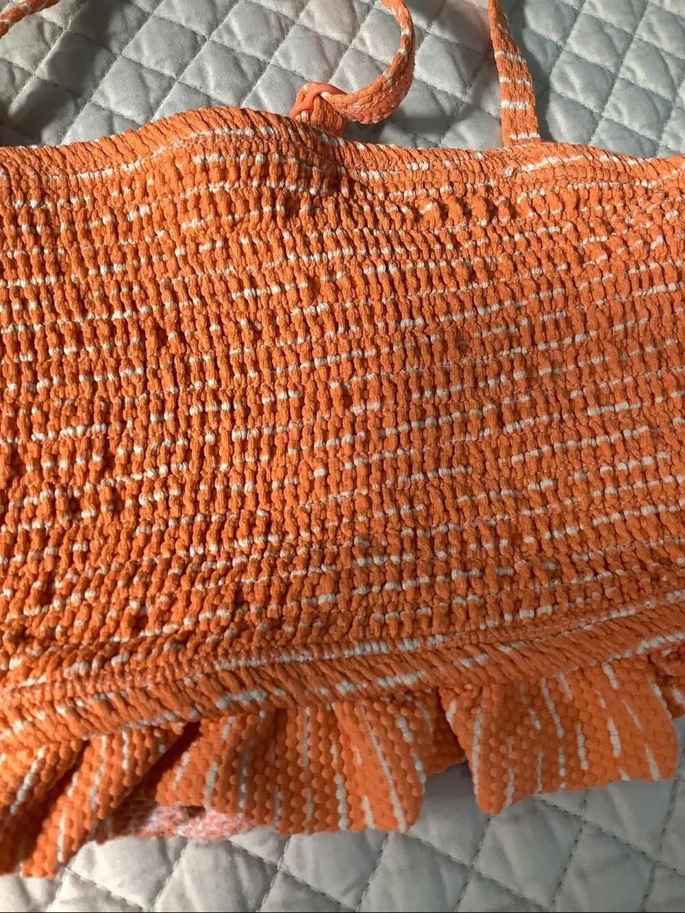 Sea Folly shirred Bikini 2 pc swimsuit - Girl’s 10 - NWT